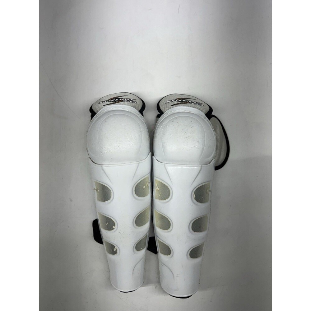 Easton Synergy 333 SHINGAURDS Hockey Shin Guards White 10”